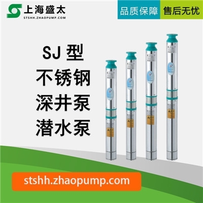 SJ不锈钢多级深井潜水电泵