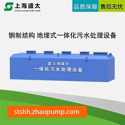 钢制结构 地埋式一体化污水处理设备